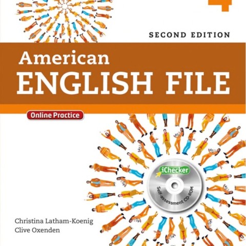 کتاب امریکن انگلیش فایل چهار American English File 2nd 4 SB+WB+2CD+DVD