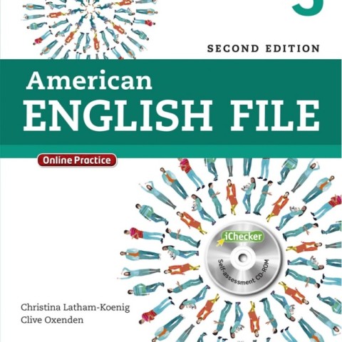 تاب امریکن انگلیش فایل چهار American English File 2nd 4 SB+WB+2CD+DVD