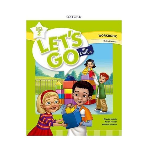 کتاب انگلیسی لتس گو 2 ویرایش پنجم Lets Go 5th 6 SB+WB+DVD
