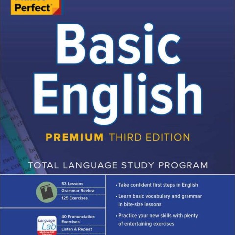 کتاب انگلیسی بیسیک انگلیش Practice Makes Perfect Basic English Premium Third Edition