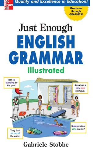 خرید کتاب انگلیسی Just Enough English Grammar Illustrated