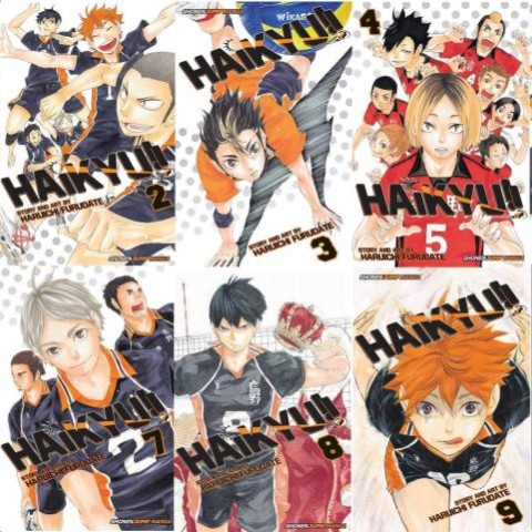 خرید مانگا Haikyu مانگای هایکیو به زبان انگلیسی