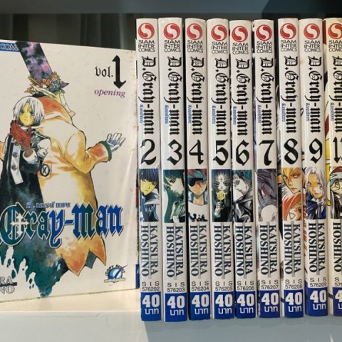 مانگا D Gray Man دی گری من پسر خاکستری به زبان انگلیسی