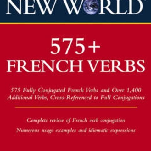 کتاب افعال فرانسه Webster&#39;s New World 575+ French Verbs