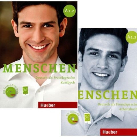 کتاب آلمانی منشن آ یک دو Menschen A1.2 kursbuch und Arbeitsbuch mit CD