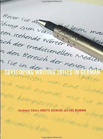 کتاب تقویت مهارت نوشتاری آلمانی Developing Writing Skills in German