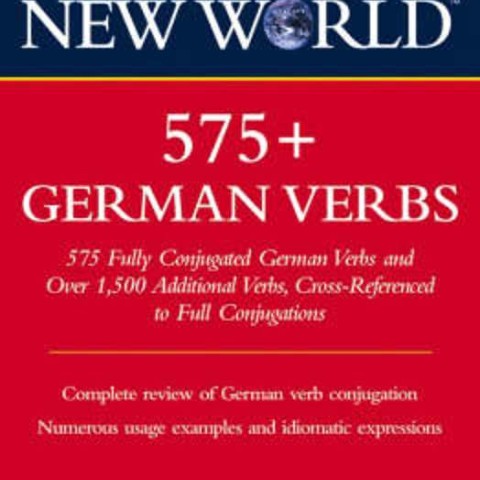 کتاب افعال آلمانی Webster's New World 575+ German Verbs