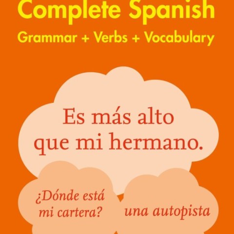کتاب آموزش اسپانیایی Easy Learning Spanish Complete Grammar, Verbs and Vocabulary