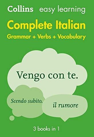 کتاب ایتالیایی Easy Learning Italian Complete Grammar Verbs and Vocabulary