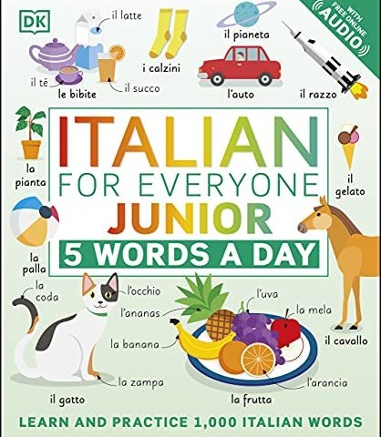 خرید کتاب ایتالیایی Italian for Everyone Junior 5 Words a Day