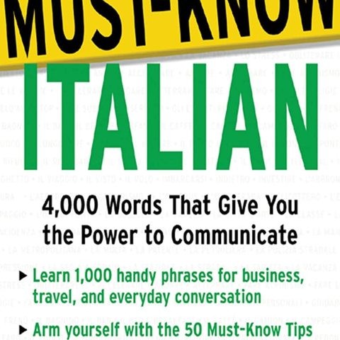 کتاب آموزش لغات ایتالیایی Must Know Italian 4000 Words That Give You the Power to Communicate