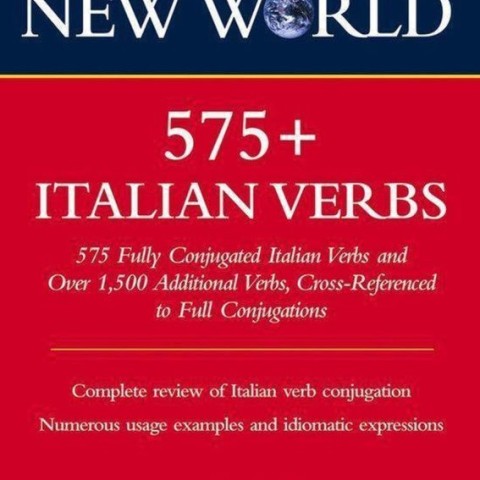 کتاب افعال ایتالیایی Webster&#39;s New World 575+ Italian Verbs