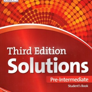 کتاب سو لوشن پری اینترمدیت ویرایش سوم Solutions 3rd Pre Intermediate SB+WB+DVD