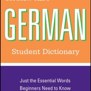 کتاب دیکشنری آلمانی انگلیسی McGraw Hills German Student Dictionary