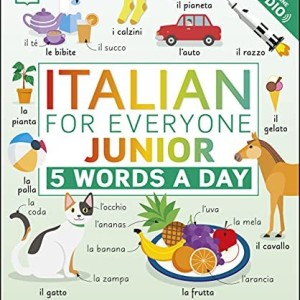 خرید کتاب ایتالیایی Italian for Everyone Junior 5 Words a Day