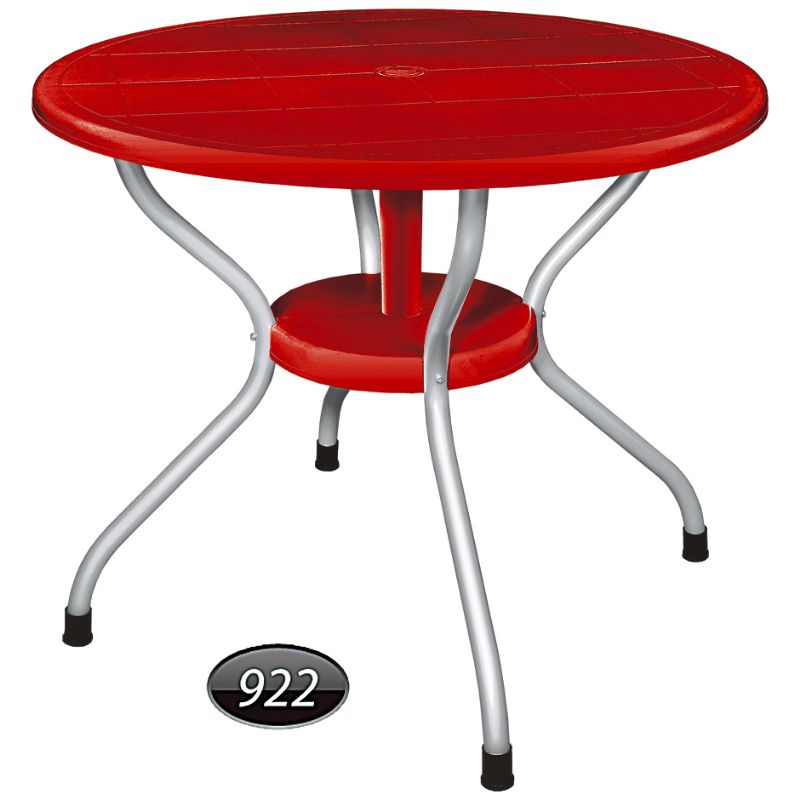 میز گرد پایه فلزی ناصر پلاستیک – مدل 922