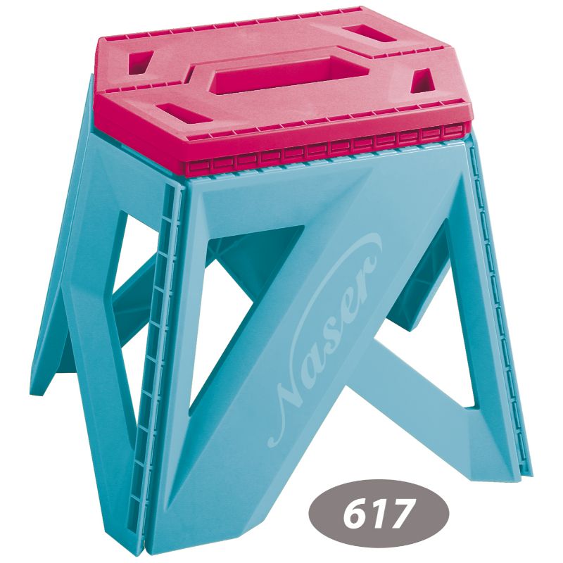 چهارپایه تاشو ناصر پلاستیک – مدل 617