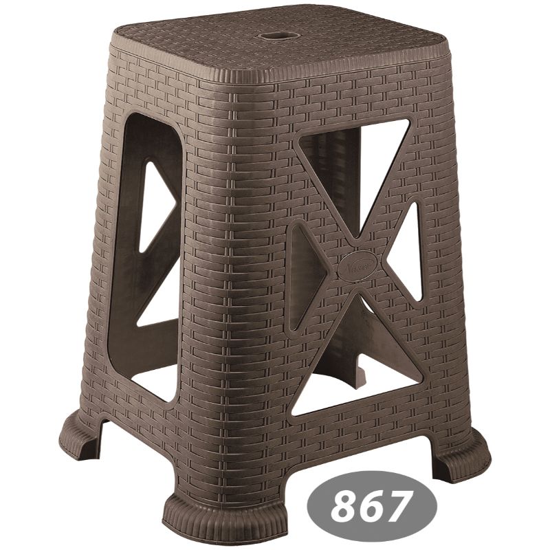 چهارپایه پلاستیکی حصیربافت ناصر پلاستیک – مدل 867