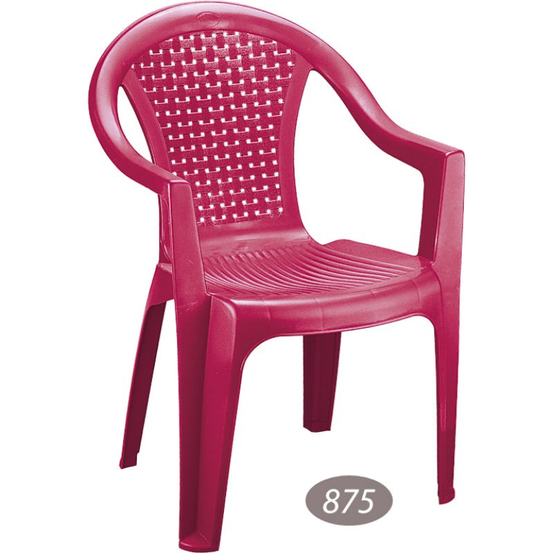 مدل 875 – صندلی دسته‌دار بزرگ حصیری