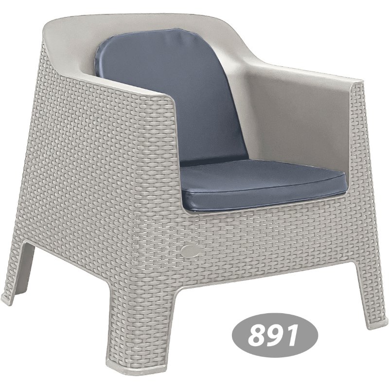 مدل 891 – کاناپه تک‌نفره حصیربافت