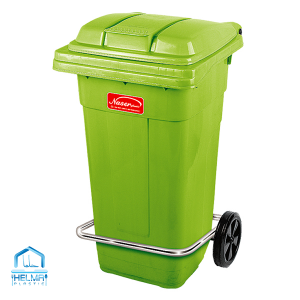 سطل زباله چرخدار ناصر پلاستیک – مدل 5105
