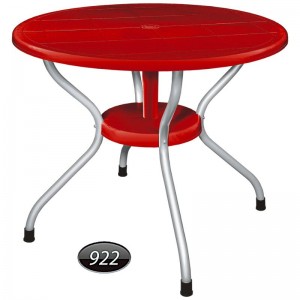 میز گرد پایه فلزی ناصر پلاستیک – مدل 922