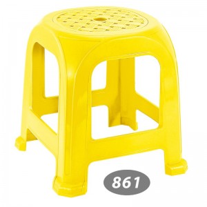 چهارپایه پلاستیکی حصیربافت متوسط ناصر پلاستیک – مدل 861