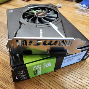 کارت گرافیک ام اس آی مدل GeForce GT 1030 AERO ITX 2G OC