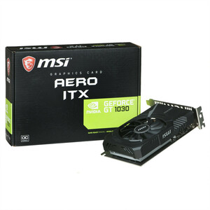 کارت گرافیک ام اس آی مدل GeForce GT 1030 AERO ITX 2G OC