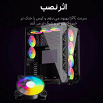 فن کیس دیویژن مدل Infinity Eco به همراه کنترولر ARGB