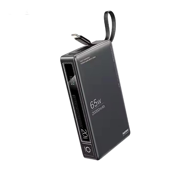 پاوربانک سوپر فست شارژ 20 هزار به همراه کابل برند ریمکس Fast charge 20000 power bank with Remax brand cable RPP-87