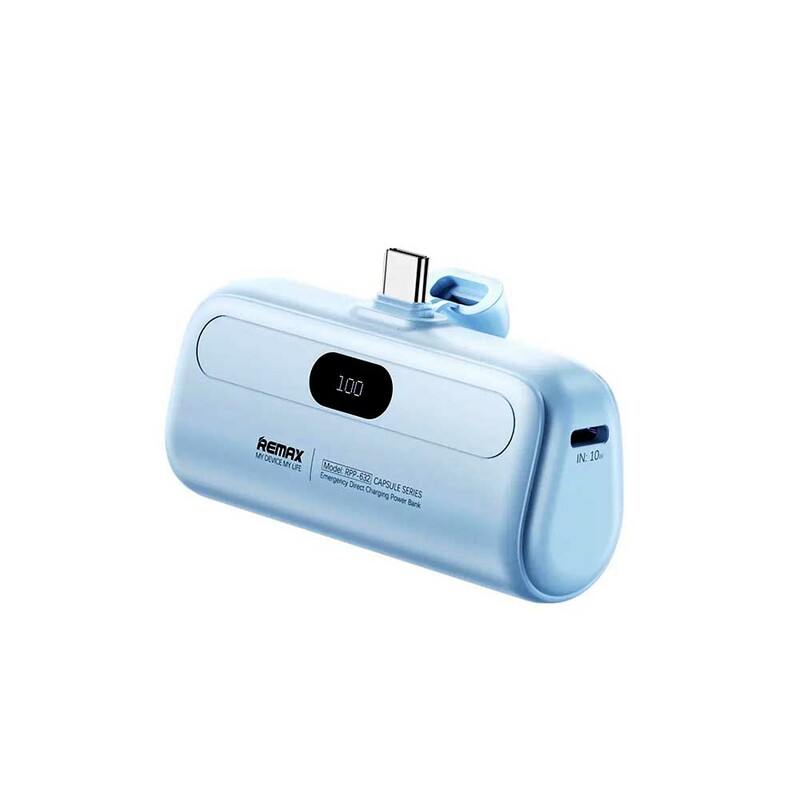 پاوربانک جیبی اضطراری تایپ سی ریمکس Type-C Remax emergency pocket power bank