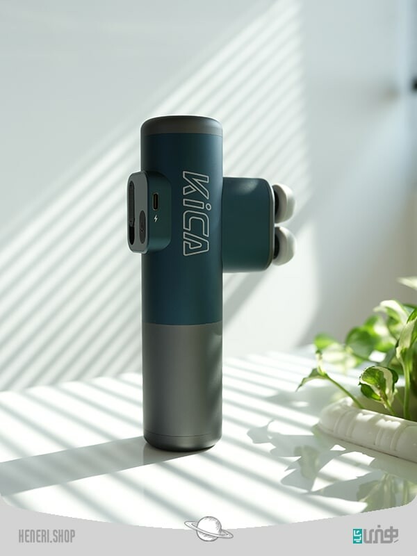 ماساژور تفنگی KICA 3 دو سر با فرکانس بالا KICA 3 mini massager with two high frequency heads