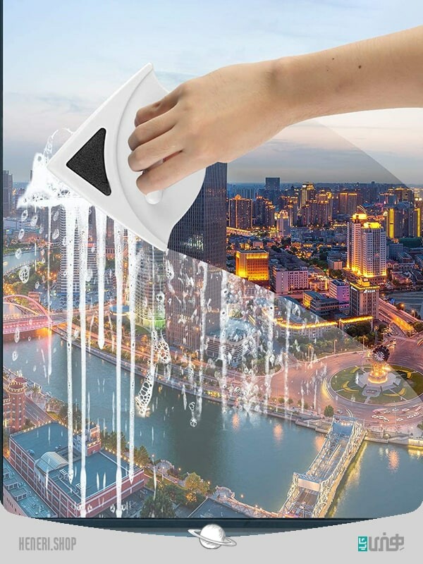 پاک کننده دوطرفه مغناطیسی شیشه Double sided magnetic cleaner