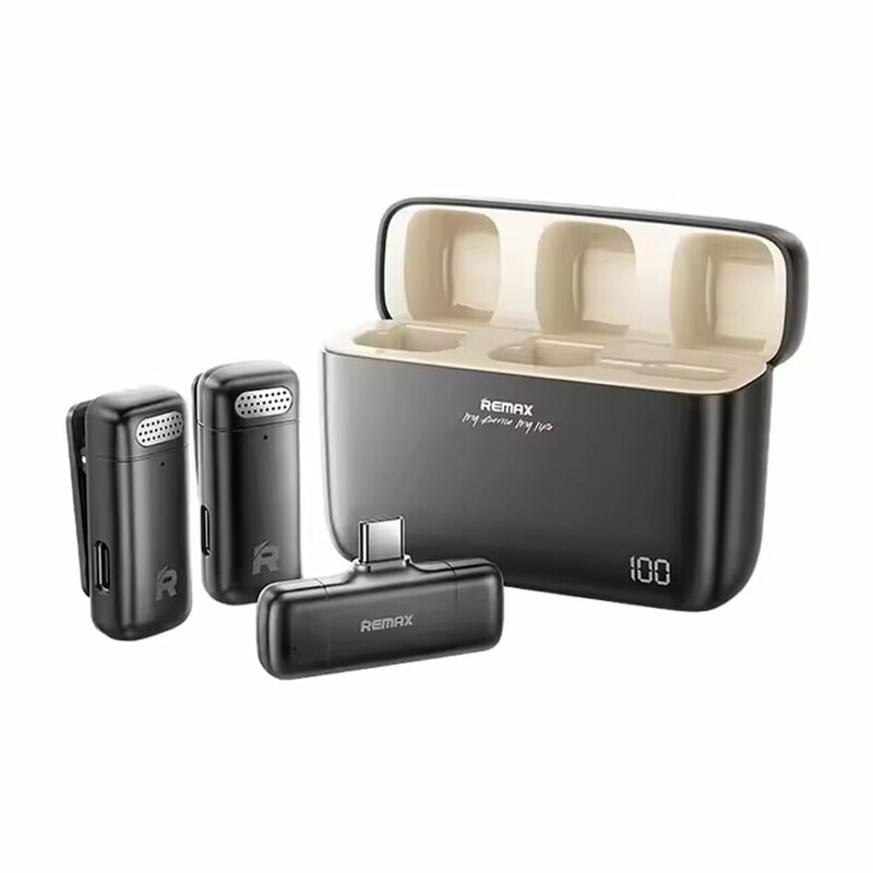میکروفون 2 در 1 بی سیم ریمکس  Remax K15 wireless 2 in 1 microphone