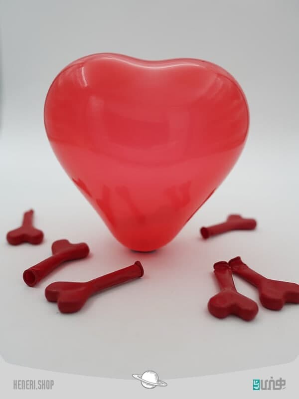 بادکنک قلبی Red heart balloon