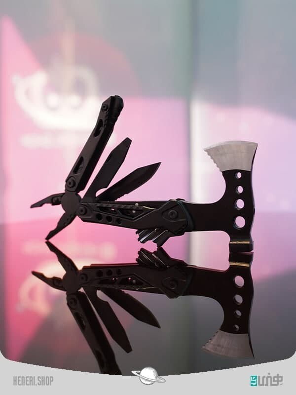 ابزار چندکاره ۱۵ در ۱ کمپینگ و سفری camping and hiking product out door multitools function 15 in 1