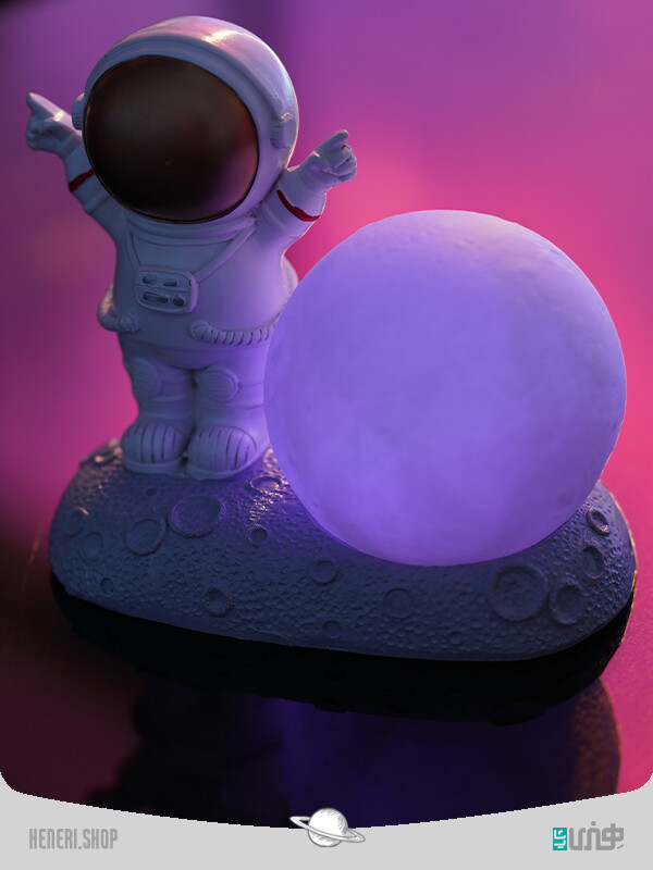 چراغ خواب طرح فضانورد Astronaut design bedside lamp