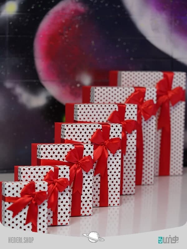جعبه هدیه قلب هلوگرامی Gift box