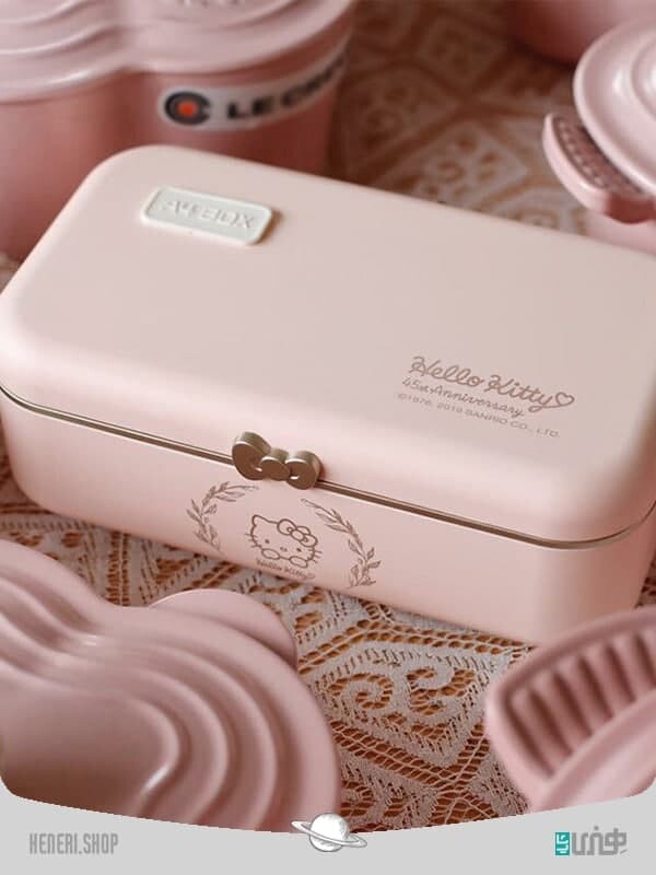 ظرف غذا و گرمکن فانتزی A4BOX Hello Kitty Heating Lunch Box