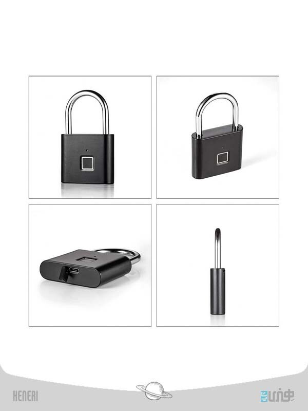 قفل اثر انگشت مکعبی FINGERPRINT LOCK