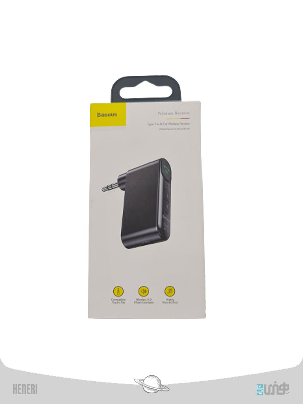 گیرنده بلوتوثی موزیک باسئوس مدل Baseus Type 7 AUX Car Bluetooth ReceiverWXQY-01