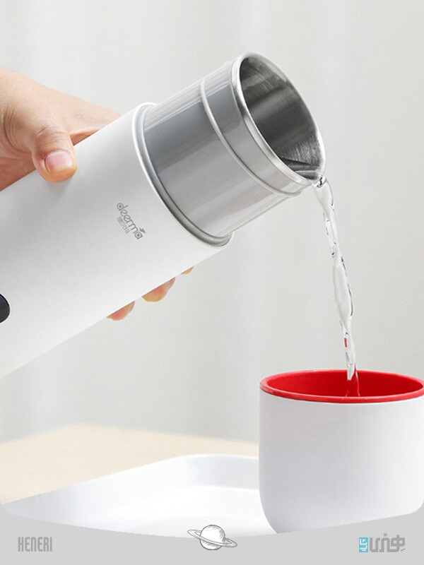 فلاسک برقی برند شیائومی مدل Deerma DR035 Portable Water Heating Cup Mini Electric Kettle Deerma DEM-DR035