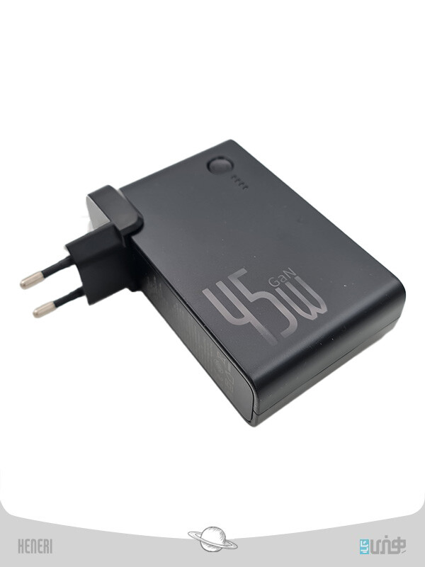 پاوربانک و شارژر دیواری 2in 1 quick charger &amp; power bank Baseus