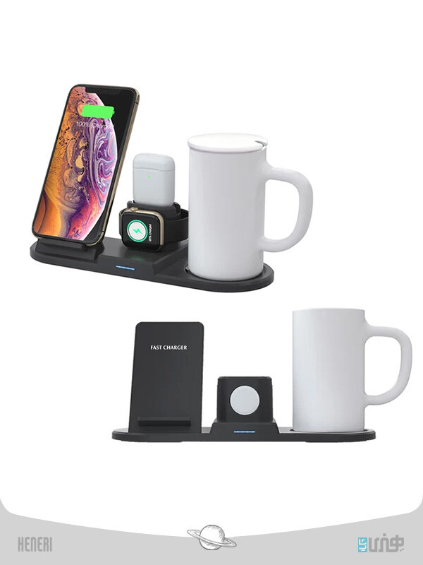 استند وایرلس شارژ آیفون 5 در 1