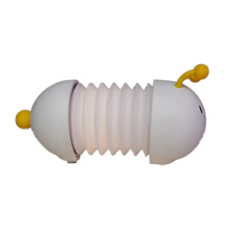 چراغ خواب سیلیکونی کرم شب تاب Cream silicone bedside lamp