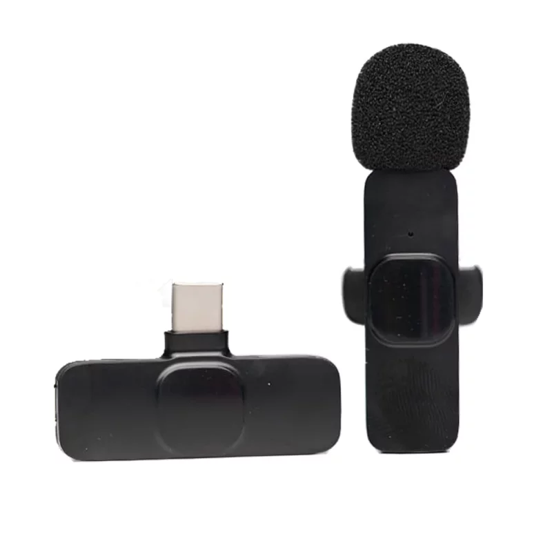 میکروفون بی سیم k8 با قابلیت پخش زنده برای اندروید K8 Wireless Microphone Portable Mini Mic for Android Phone live broadcast