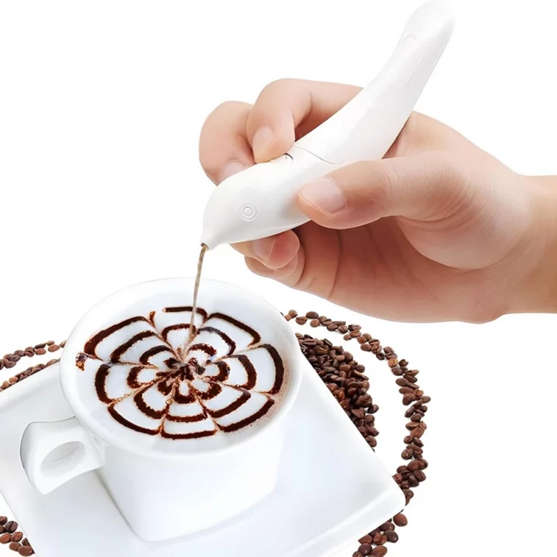 قلم برقی  تزئین مواد غذایی Coffee Carving Pen