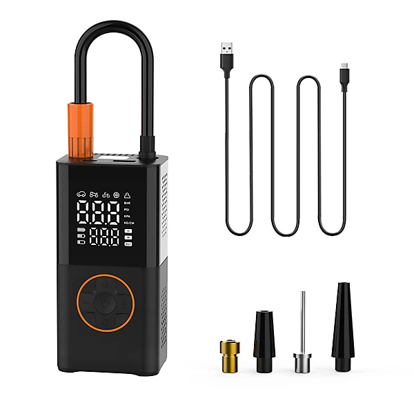 پمپ باد دیجیتال گرین لاین مدل  Portable Mini Electric Tire Inflator Green Lion GTI-01