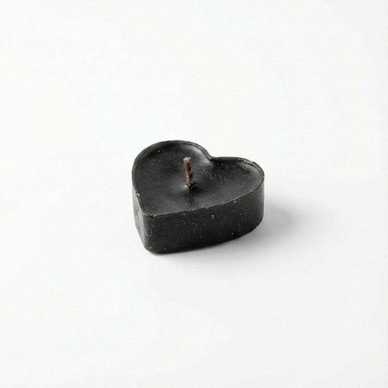 شمع وارمر قلبی مشکی Black heart warmer candle